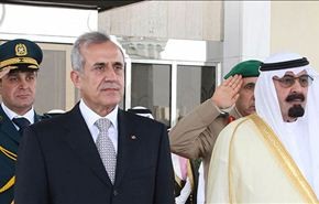 الرئيس اللبناني يلتقي الملك السعودي