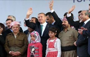 برزاني وإردوغان یدعوان لمصالحة بين الأتراك والأكراد