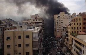 بالفيديو/ اللحظات التي سبقت انفجاري بيروت الارهابيين