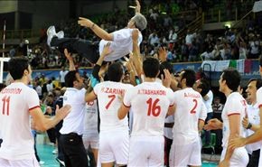 ايران تحقق فوزا تاريخيا على اميركا بكأس القارات لكرة الطائرة