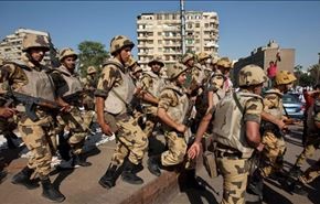 پلیس ضد شورش مصر در خیابان های قاهره
