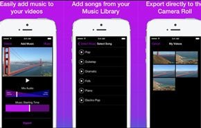 تطبيق لدمج الأغاني مع مقاطع الفيديو لأجهزة 