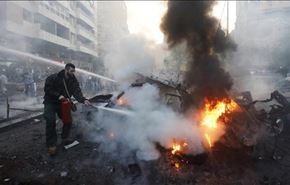 نخستین تصاویر از انفجار در جنوب بیروت