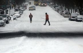 نیویورک در محاصره برف و کولاک+ عکس