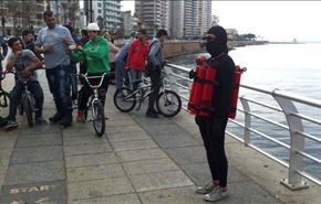 زن انتحاری در خیابان‌های بیروت جولان می‌دهد!