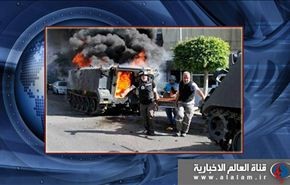 قتلى وجرحى باشتباكات في طرابلس واحراق دبابة للجيش اللبناني