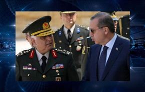 اردوغان يبحث مع رئيس هيئة الاركان التركية تهديدات داعش