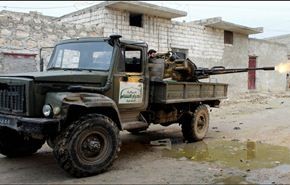 تدمير شاحنة اسلحة ومقتل 10 مسلحين بريف حمص+فيديو