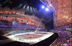 بداية الاحتفالات بافتتاح الالعاب الاولمبية الشتوية