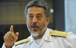 الادميرال سياري يؤكد توجه قطعات حربية ايرانية باتجاه المحيط الاطلسي