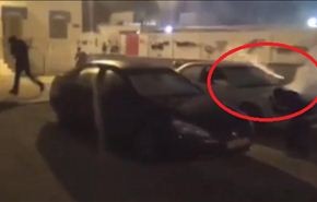 فيديو جديد عن اطلاق طلقات الغازات السامة نحو البحرينيين