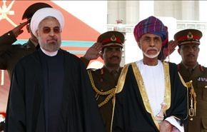 الرئيس روحاني يبدا زيارة لعمان ويلتقي السلطان قابوس