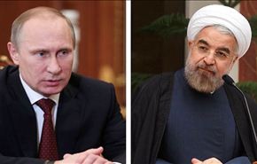 روحاني يؤكد لبوتين ضرورة تنفيذ التوافقات بين البلدين