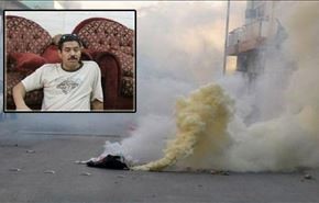 شهادت شهروند بحرینی با گاز سمی
