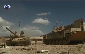 ضربه‌های سنگین ارتش سوریه به تروریستها در دوما و داریا + فیلم
