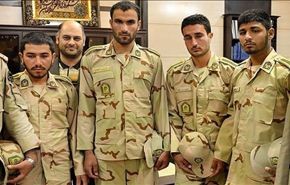 الصور الأولى للجنود الإيرانيين المحررين من يد الإرهابيين