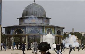 حمله به فلسطینی‌ها در مسجد الاقصی