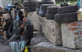 عملية عسكرية في سلافيانسك واسقاط مروحيتين شرقي اوكرانيا