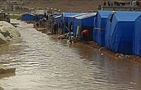 بالصور: هذا ما فعلته الأمطار بمخيمات اللاجئين السوريين في لبنان