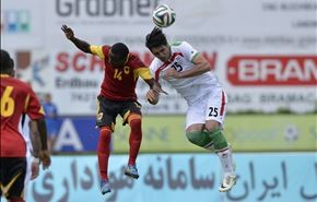 ايران تتعادل مع انغولا 1-1 وديا استعدادا للمونديال