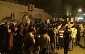 تظاهرات شبانه علیه رژیم آل خلیفه در بحرین