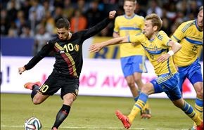 فوز بلجيكا على السويد 2-صفر