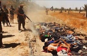 بالصور/ داعش الارهابية تقتل عشرات العراقيين الأسرى لديها