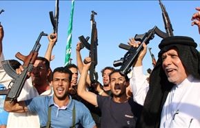 عشایر نجف برای دفاع از عراق سلاح به دست گرفتند + فیلم