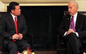 ملك الاردن يلتقي نائب الرئيس الأميريكي جو بايدن