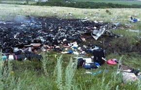 لاشه هواپیمای مسافربری مالزی در اوکراین پیدا شد + عکس