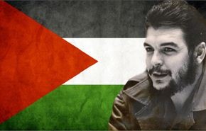 بالصورة/حفيدة تشي غيفارا تقتحم ملعباً بالبرازيل رافعة علم فلسطين