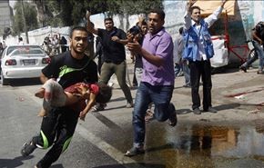 عکس‌هایی از جنایت جدید صهیونیستها در غزه