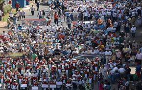 تظاهرات حاشدة في المغرب تنديدا بالعدوان على غزة