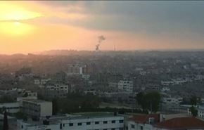 تخریب برج مسکونی 12 طبقه در غزه
