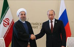روحاني وبوتين یبحثان مسیرة تعزيز التعاون الثنائي بين البلدين