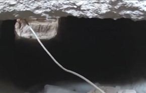 بالفيديو، انفاق ضخمة للمسلحين في جوبر تنتهي عند مقابرها
