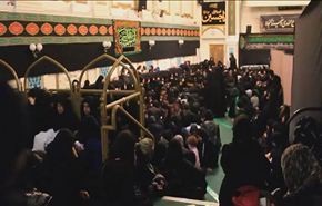 بالفيديو، مسلمو لندن يجددون البيعة لثورة الامام الحسين ضد الارهاب