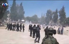 فيديو؛ المرابطون منعوا الصهاينة من اقتحام الاقصى
