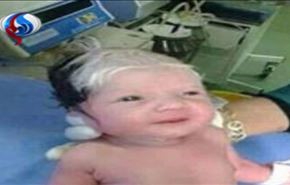 نوزاد لبنانی، پیرمرد به دنیا آمد !