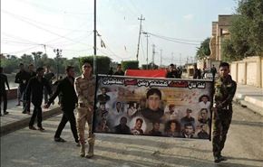 المسيرة الحسينية لطلبة الجامعات والمعاهد العراقية في مدينة قلعة سكر.الناصرية