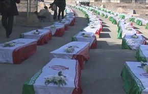 بالفيديو، ايران تستعيد رفات 75 شهيداً من ضحايا حرب العراق