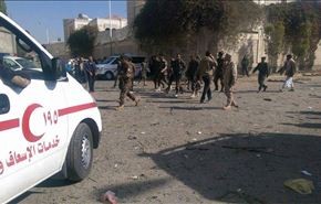صور خاصة؛ انفجار سيارة مفخخة قرب منزل السفير الايراني بصنعاء
