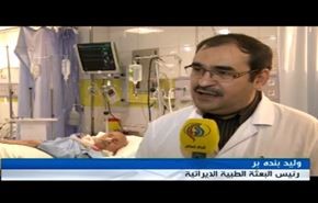 پزشکان و پرستاران ایرانی در کربلای معلی + فیلم