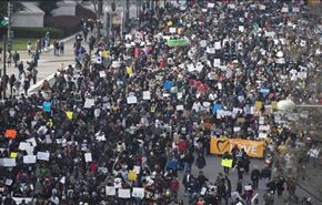 تظاهرات حاشدة تعم أميركا احتجاجاً على عنف الشرطة ضد السود