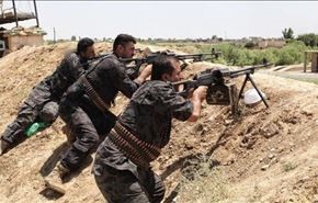 بیرون راندن داعش از منطقه‌ای در رمادی