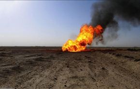 أرهابيون يفجرون أنبوب لنقل الغاز جنوبي بغداد