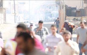 حمله به راهپیمایان بحرینی پس از نماز جمعه
