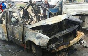 تصویر؛ خودرویی که امروز در زینبیه منفجر شد