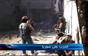 ادامه درگیری ها میان گروه های تروریستی در ریف دمشق+ویدئو
