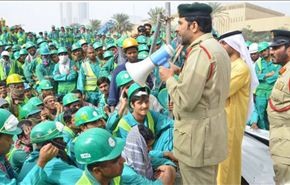 عمال أجانب يتظاهرون في دبي احتجاجا على الأجور
